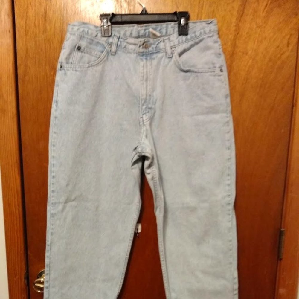Vintage 1980s Men's Brittania Stone Washed Denim Jeans 36x30 Classic